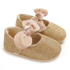 Brand New Boutique Jeweled Shoes with Velvet Tie